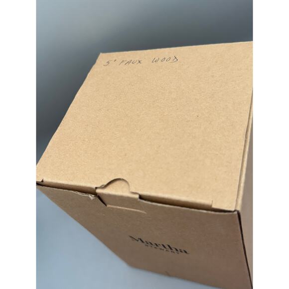 Martha Stewart x Luminara 5" Faux Wood Candle w/ Remote NEW - Picture 3 of 6